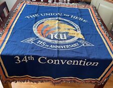 Transportation Communication Union IAM 115th Anniversary Commemorative Blanket picture