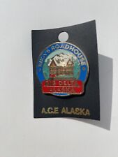 RIKA’S Roadhouse Big Delta Alaska Hat Pin Lapel Pin Travel Souvenir -  picture