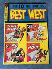 Best of the West #10 1953 Magazine Enterprises Ghost Rider Tim Holt GD/VG picture