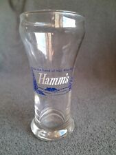 Rare Vintage Hamms Beer Sham Glass 5” The Land Of Sky Blue Waters White Logo picture