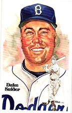 Duke Snider 1980 Perez-Steele Baseball Hall of Fame Limited Edition Postcard picture