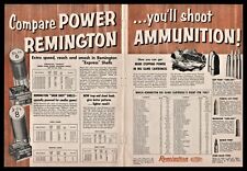 1954 REMINGTON AMMUNITION Full-line Shotgun Shells & Bullets Centerfold AD picture