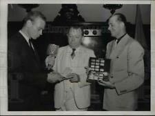 1938 Press Photo Joe Burk Receives Watch For Winning Diamond Sculls Event picture