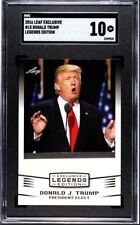 2016 Leaf Exclusive Donald Trump Legends Edition #15 SGC 10 Gem Mint picture