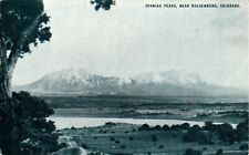 Spanish Peaks, Walsenburg, Colorado CO Conoco advertising Postcard picture