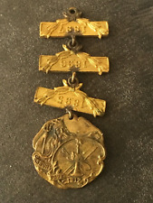 Firemen’s Day & Tournament Medal Asbury Park, NJ 1912 Summit , NJ & 1895-97 Bars picture