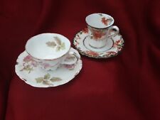 Malmaison Bavaria  Demitasse Cup & Saucer Set . Lot Of 2 Pair ( One JCT, One RC) picture