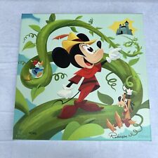 Disney Mickey's Beanstalk Donald Goofy Signed Giclee 66/250  Bill Robinson picture