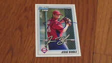 Jesse Biddle Autographed Hand Signed Card Bowman Philadelphia Phillies picture