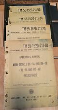 4 Army Helicopter Technical Manuals Bell UH (HU)-1A and UH (HU)-1B/1963 picture