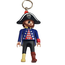 1996 Playmobil Pirate Rey Plastic Pirate promotional figure key ring picture
