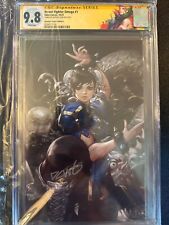 Street Fighter Omega #1 Derrick Chew Signed |--  CGC 9.8 SS W/Custom Label  --| picture