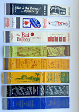 Lot of 8 Vintage Universal TEN-STRIKE Match Books So. California Spots picture