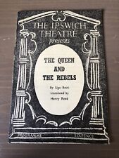THE QUEEN AND THE REBELS 1957 Ugo Betti Henry Reed Jeremy Geidt Ipswich Theatre picture