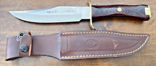 Vintage Muella 90060 Fury Bowie knife made in Spain w/sheath orig box--3200.23 picture