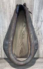 Vintage Leather Horse Mule OX Collar Harness Yoke Decor Western 19in Inside picture