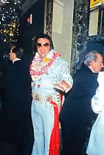 OA36-020 90s Elvis Impersonator Celeb Event Orig Oscar Abolafia 35mm COLOR SLIDE picture