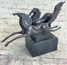 MAJESTIC BRONZE CLASSIC TWO HORSES, SIGNED:J.MILO LOST WAX METHOD SCULPTURE DEAL picture