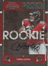 Curtis Lofton 2008 Playoff Donruss Contenders rookie RC autograph auto card 119 picture