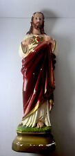Jesus Christ Sacred Heart Church Statue Made In Italy.. picture
