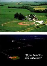 2~4X6 Postcards Dyersville, IA Iowa FIELD OF DREAMS Baseball Movie Site & Night picture