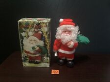 Vintage Taiwan ROC Walking Santa Claus W/Bag, Sound Battery Operated picture