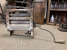Antique ￼American Wringer Hand Crank Universal Clothes New York No 380 Pat. 1898 picture