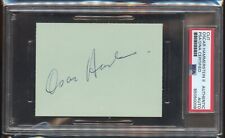 Oscar Hammerstein d1960 signed autograph 2.5x4 cut Lyricist-Dramatist PSA Slab picture