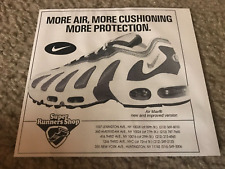 Vintage 1996 NIKE AIR MAX Running Shoes Poster Print Ad 1990s 