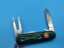 USED Wenger Golf Pro Swiss Army Knife Green Scales picture