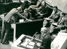 Labor Minister Per Ahlmark (bp) leans down agai... - Vintage Photograph 2441629 picture