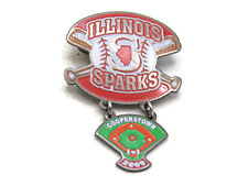 2009 Cooperstown Illinois Sparks Baseball Pin picture
