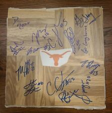 2010 TEXAS LONGHORNS MENS BASKETBALL TEAM SIGNED  FLOORBOARD TRISTAN THOMPSON+10 picture
