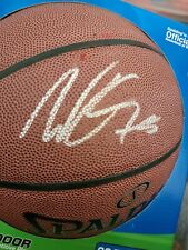 WILLIE CAULEY-STEIN SIGNED NBA BASKETBALL DALLAS MAVERICKS W/COA+PROOF RARE WOW picture