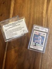 Frank Thomas Certified Autograph Baseball and GEM Mint Pristine Graded RC Set picture