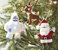 3 POTTERY BARN KIDS MISFIT TOYS LIGHT-UP ORNAMENTS BUMBLE/RUDOLPH/SANTA SET NEW picture