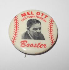 1940's Baseball Mel Ott New York Giants Booster Souvenir Pin Button Pinback picture