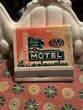 Rare Vintage MOSLEY’S MOTEL Shady Lake AAA Rocky Mount NC Matchbook NEW ~ J97 picture