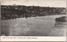 1910 ST. PAUL Minnesota Postcard Bird's-Eye City View / 