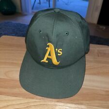 Oakland Athletics A's TEI Green Baseball Cap Strapback Hat Embroidered Logo picture