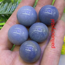 5pcs Natural blue Aventurine Ball Quartz Crystal Sphere Pendant healing 20mm+ picture