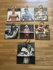 Vintage Abercrombie & Fitch (A&F) Paper Shopping Bags - Lot of 7 RARE picture