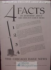 RARE Esquire Advertisement AD 1941 THE CHICAGO DAILY NEWS Newspaper WWII Era picture