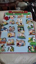Willabee & Ward Peanuts Magnet Collection Board  Snoopy Charlie Brown 23 Magnets picture
