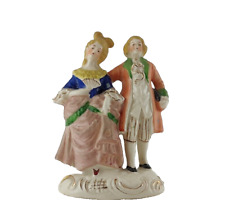 Vintage 1940's Occupied Japan Porcelain Colonial Courting Couple Figurine picture