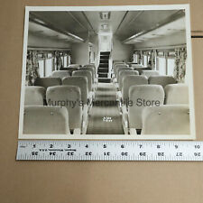 Passenger Train Observation Car Interior Seats Stairs 8x10in 1947 Photograph picture