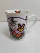 Vintage 1995 Enesco Otagiri Butterfly Garden Mug Monarch By Paul Sweany picture
