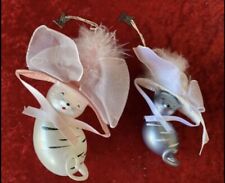 Cats Christmas Ornaments Nordstrom Hats 2008 4” picture
