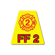 3M Scotchlite Reflective Firefighter Level 2 Trained Tetrahedron picture