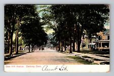 Danbury CT-Connecticut, Deer Hills Avenue, Antique Vintage c1906 Postcard picture
